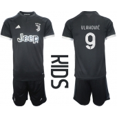 Juventus Dusan Vlahovic #9 Tredjetrøje Børn 2023-24 Kortærmet (+ Korte bukser)