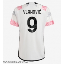 Juventus Dusan Vlahovic #9 Udebanetrøje 2023-24 Kortærmet