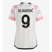 Juventus Dusan Vlahovic #9 Udebanetrøje Dame 2023-24 Kortærmet