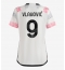 Juventus Dusan Vlahovic #9 Udebanetrøje Dame 2023-24 Kortærmet