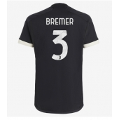 Juventus Gleison Bremer #3 Tredjetrøje 2023-24 Kortærmet