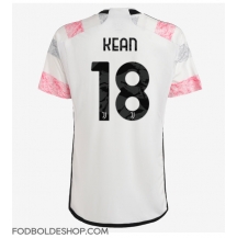Juventus Moise Kean #18 Udebanetrøje 2023-24 Kortærmet