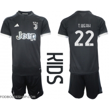 Juventus Timothy Weah #22 Tredjetrøje Børn 2023-24 Kortærmet (+ Korte bukser)
