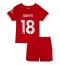 Liverpool Cody Gakpo #18 Hjemmebanetrøje Børn 2023-24 Kortærmet (+ Korte bukser)