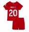 Liverpool Diogo Jota #20 Hjemmebanetrøje Børn 2023-24 Kortærmet (+ Korte bukser)
