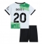 Liverpool Diogo Jota #20 Udebanetrøje Børn 2023-24 Kortærmet (+ Korte bukser)