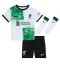 Liverpool Ibrahima Konate #5 Udebanetrøje Børn 2023-24 Kortærmet (+ Korte bukser)