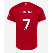 Liverpool Luis Diaz #7 Hjemmebanetrøje 2023-24 Kortærmet