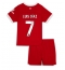 Liverpool Luis Diaz #7 Hjemmebanetrøje Børn 2023-24 Kortærmet (+ Korte bukser)