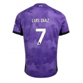 Liverpool Luis Diaz #7 Tredjetrøje 2023-24 Kortærmet