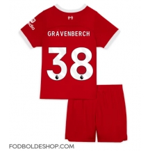Liverpool Ryan Gravenberch #38 Hjemmebanetrøje Børn 2023-24 Kortærmet (+ Korte bukser)