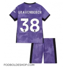 Liverpool Ryan Gravenberch #38 Tredjetrøje Børn 2023-24 Kortærmet (+ Korte bukser)