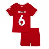 Liverpool Thiago Alcantara #6 Hjemmebanetrøje Børn 2023-24 Kortærmet (+ Korte bukser)