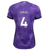 Liverpool Virgil van Dijk #4 Tredjetrøje Dame 2023-24 Kortærmet