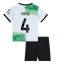 Liverpool Virgil van Dijk #4 Udebanetrøje Børn 2023-24 Kortærmet (+ Korte bukser)