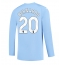 Manchester City Bernardo Silva #20 Hjemmebanetrøje 2023-24 Langærmet