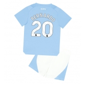 Manchester City Bernardo Silva #20 Hjemmebanetrøje Børn 2023-24 Kortærmet (+ Korte bukser)