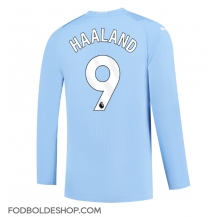 Manchester City Erling Haaland #9 Hjemmebanetrøje 2023-24 Langærmet