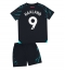 Manchester City Erling Haaland #9 Tredjetrøje Børn 2023-24 Kortærmet (+ Korte bukser)