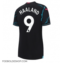 Manchester City Erling Haaland #9 Tredjetrøje Dame 2023-24 Kortærmet