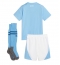 Manchester City Hjemmebanetrøje Børn 2023-24 Kortærmet (+ Korte bukser)