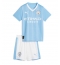 Manchester City Hjemmebanetrøje Børn 2023-24 Kortærmet (+ Korte bukser)