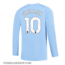 Manchester City Jack Grealish #10 Hjemmebanetrøje 2023-24 Langærmet