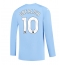 Manchester City Jack Grealish #10 Hjemmebanetrøje 2023-24 Langærmet