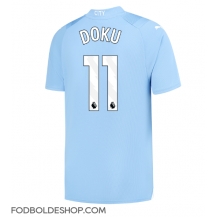Manchester City Jeremy Doku #11 Hjemmebanetrøje 2023-24 Kortærmet