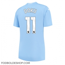 Manchester City Jeremy Doku #11 Hjemmebanetrøje Dame 2023-24 Kortærmet