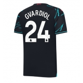 Manchester City Josko Gvardiol #24 Tredjetrøje 2023-24 Kortærmet
