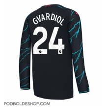 Manchester City Josko Gvardiol #24 Tredjetrøje 2023-24 Langærmet