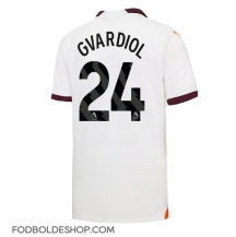 Manchester City Josko Gvardiol #24 Udebanetrøje 2023-24 Kortærmet
