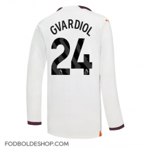 Manchester City Josko Gvardiol #24 Udebanetrøje 2023-24 Langærmet