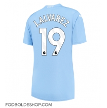 Manchester City Julian Alvarez #19 Hjemmebanetrøje Dame 2023-24 Kortærmet