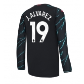 Manchester City Julian Alvarez #19 Tredjetrøje 2023-24 Langærmet
