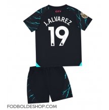 Manchester City Julian Alvarez #19 Tredjetrøje Børn 2023-24 Kortærmet (+ Korte bukser)