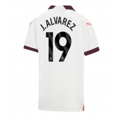 Manchester City Julian Alvarez #19 Udebanetrøje 2023-24 Kortærmet