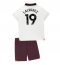 Manchester City Julian Alvarez #19 Udebanetrøje Børn 2023-24 Kortærmet (+ Korte bukser)
