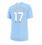 Manchester City Kevin De Bruyne #17 Hjemmebanetrøje Dame 2023-24 Kortærmet