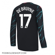 Manchester City Kevin De Bruyne #17 Tredjetrøje 2023-24 Langærmet