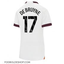 Manchester City Kevin De Bruyne #17 Udebanetrøje Dame 2023-24 Kortærmet
