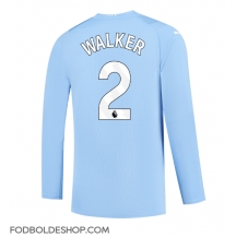 Manchester City Kyle Walker #2 Hjemmebanetrøje 2023-24 Langærmet