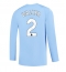Manchester City Kyle Walker #2 Hjemmebanetrøje 2023-24 Langærmet