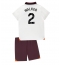 Manchester City Kyle Walker #2 Udebanetrøje Børn 2023-24 Kortærmet (+ Korte bukser)