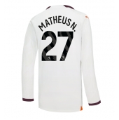 Manchester City Matheus Nunes #27 Udebanetrøje 2023-24 Langærmet