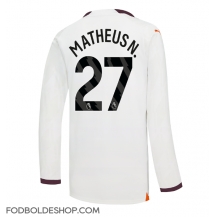 Manchester City Matheus Nunes #27 Udebanetrøje 2023-24 Langærmet