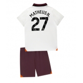 Manchester City Matheus Nunes #27 Udebanetrøje Børn 2023-24 Kortærmet (+ Korte bukser)