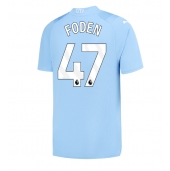 Manchester City Phil Foden #47 Hjemmebanetrøje 2023-24 Kortærmet