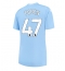 Manchester City Phil Foden #47 Hjemmebanetrøje Dame 2023-24 Kortærmet